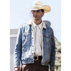 Gerald Tokala Yellowstone Sam Stands Alone Denim Jacket